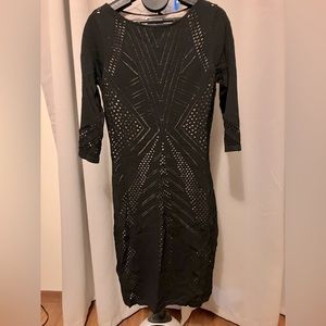 Calvin Klein black bodycon dress